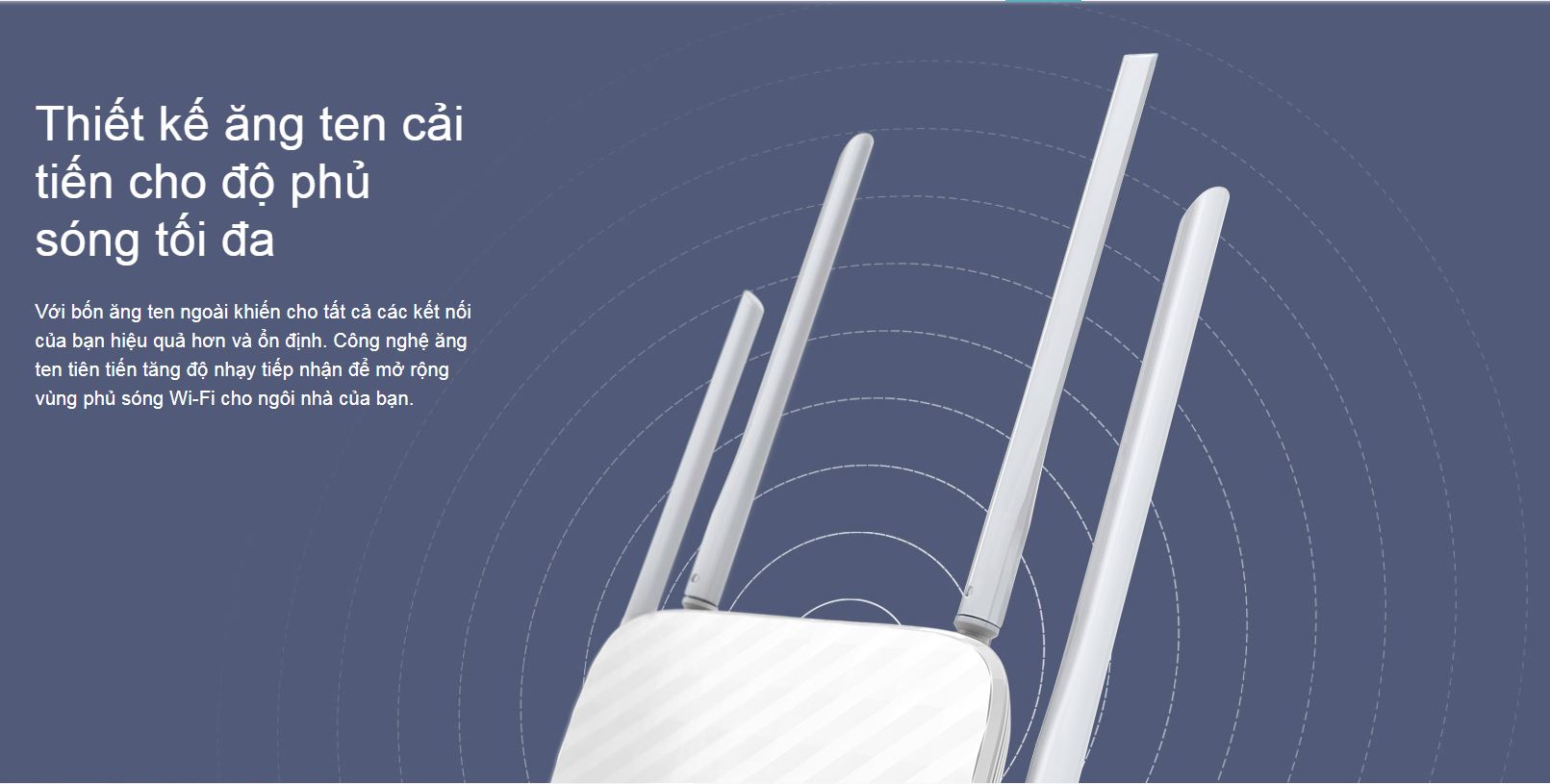 Bộ ph&aacute;t wifi TP-Link Archer C50 Wireless AC1200Mbps 2